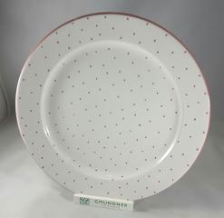 Gmundner Keramik-Platte/rund glatt 28